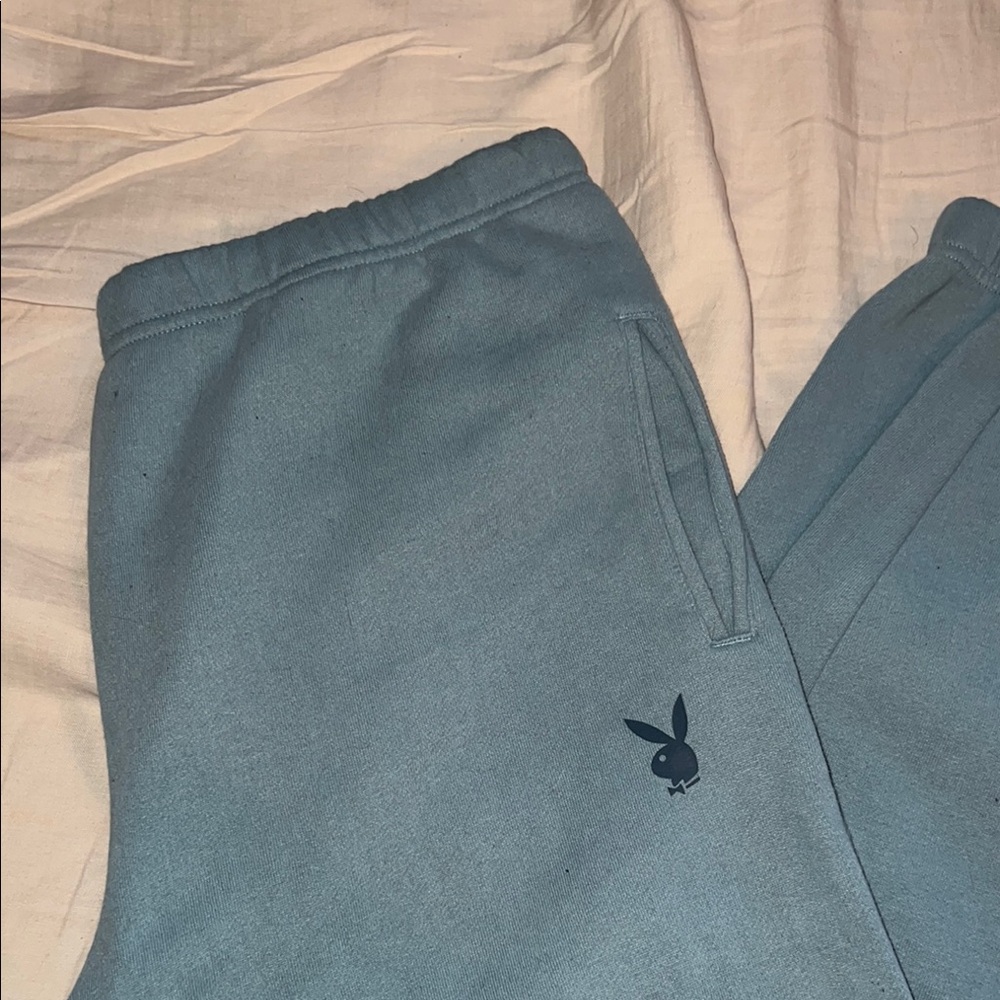 Playboy Blue Sweatpants - Picture 2 of 7